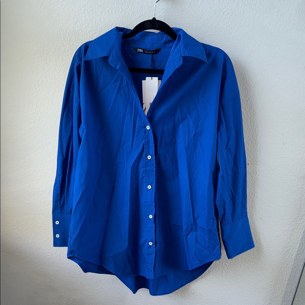 Blue Button-Down Shirt